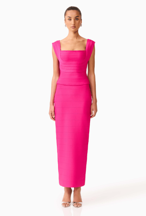 Elliatt Naomi Fitted Top and Skirt Set - Capri by Sunset & Co.