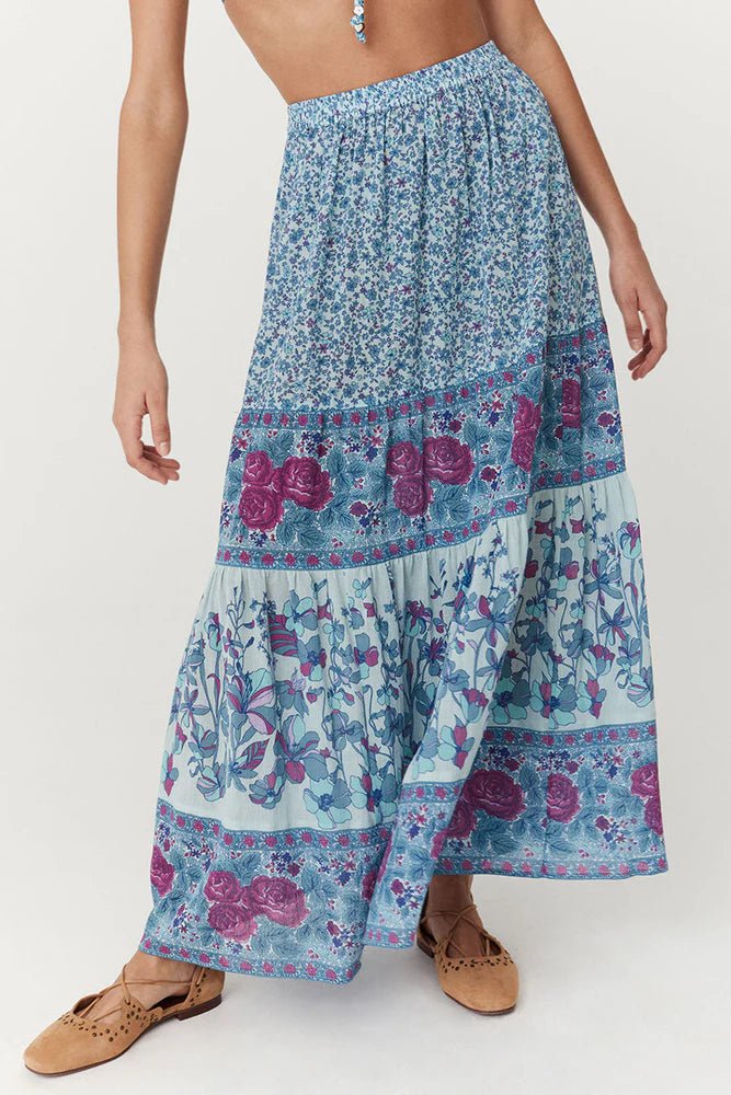 SPELL Love Jetty Maxi Skirt - Capri by Sunset & Co.