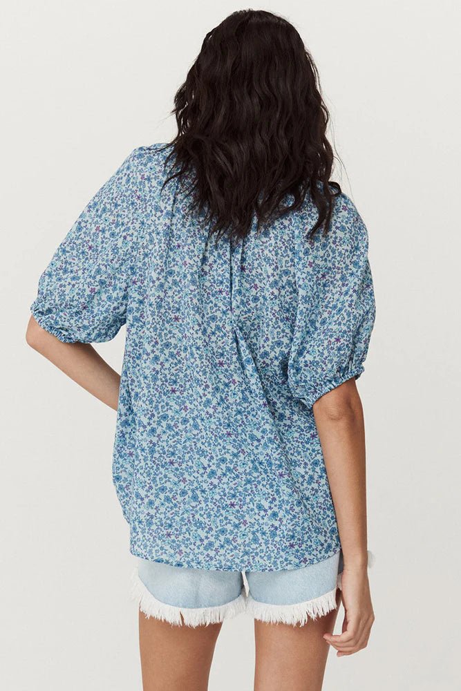 SPELL Love Jetty Short Sleeve Blouse - Capri by Sunset & Co.