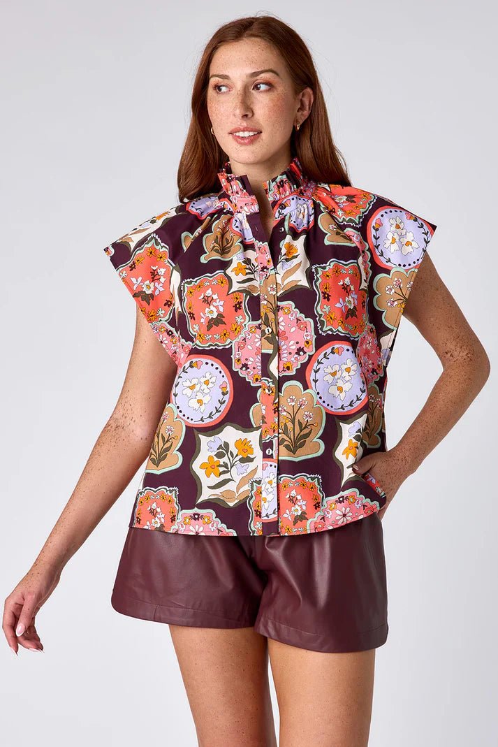 Crosby Billie Blouse - Capri by Sunset & Co.