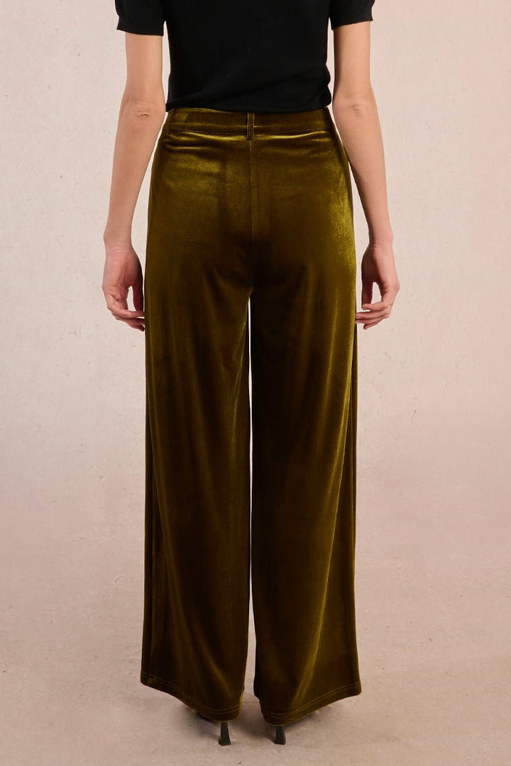 Molly Bracken Velvet Pants - Capri by Sunset & Co.