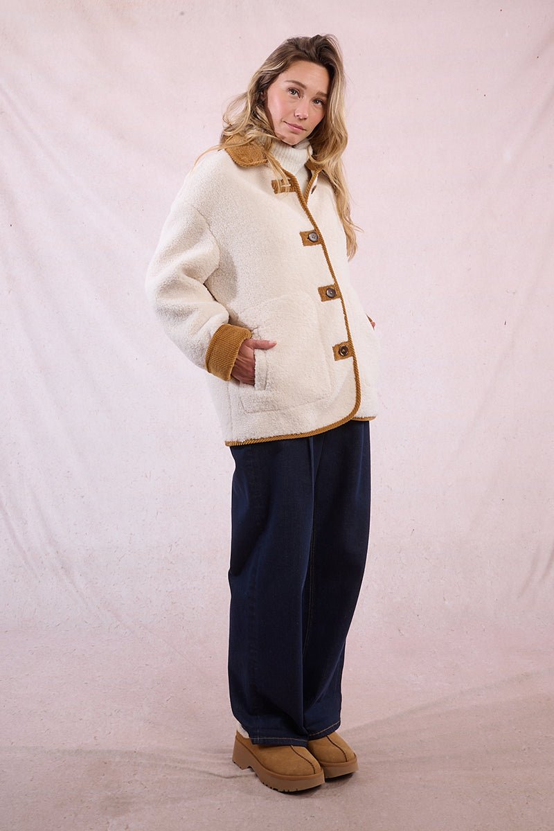 Molly Bracken Two Tone Coat - Capri by Sunset & Co.