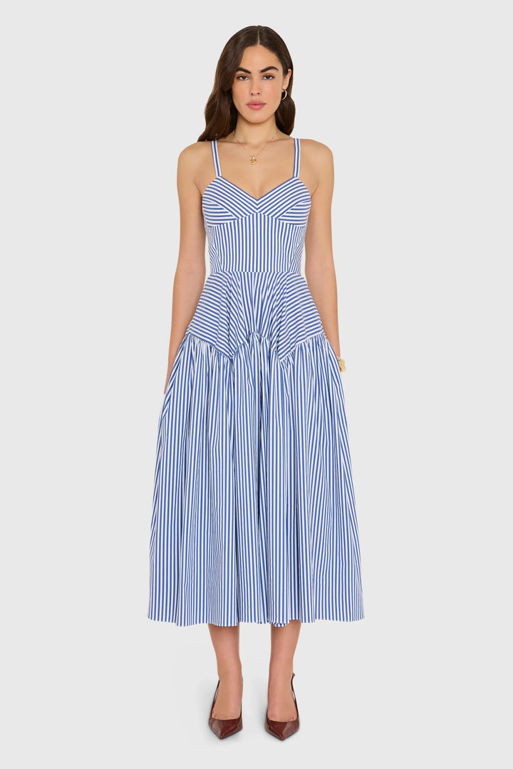 Amanda Uprichard Spencer Midi Dress - Capri by Sunset & Co.