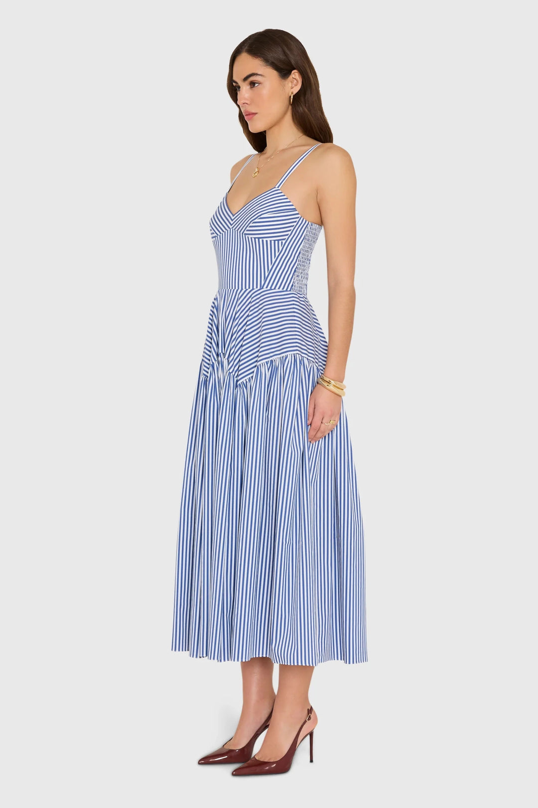 Amanda Uprichard Spencer Midi Dress - Capri by Sunset & Co.