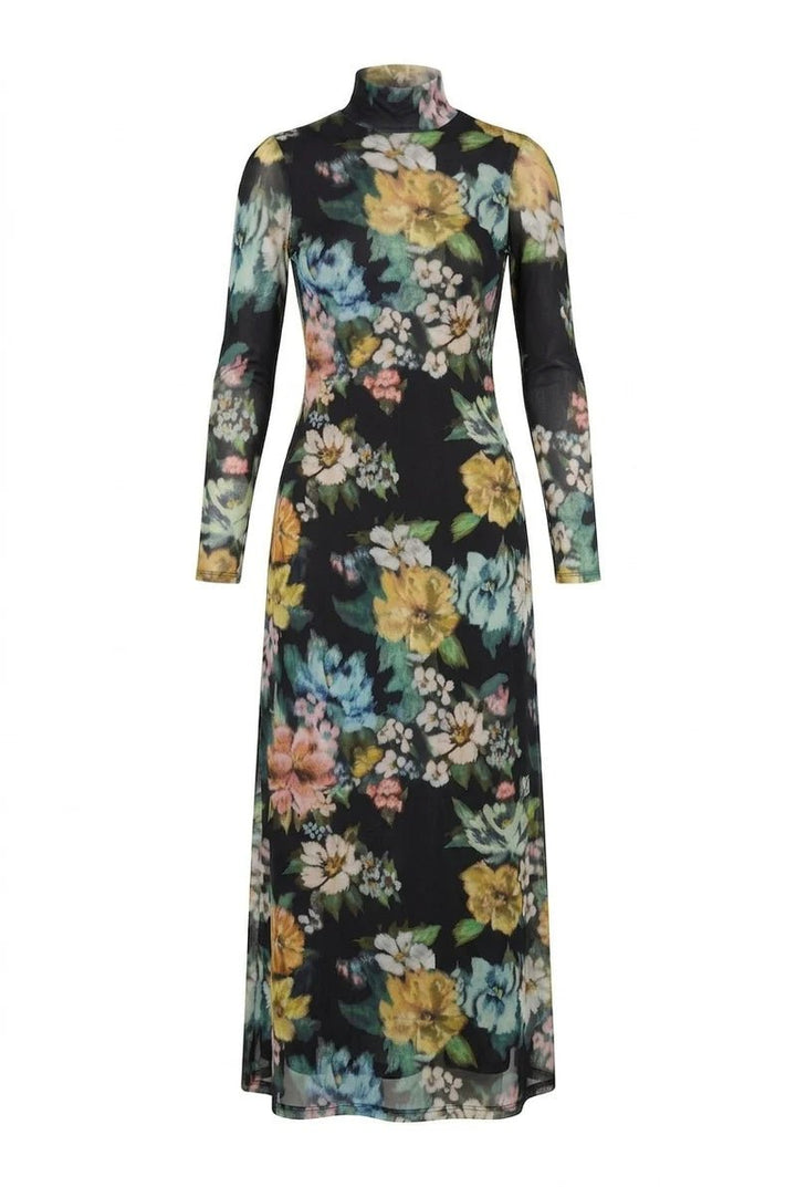 Never A Wallflower Knit Turtleneck Dress - Capri by Sunset & Co.