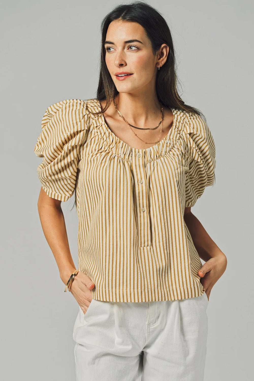 The Shirt The French Girl Shirt - Capri by Sunset & Co.