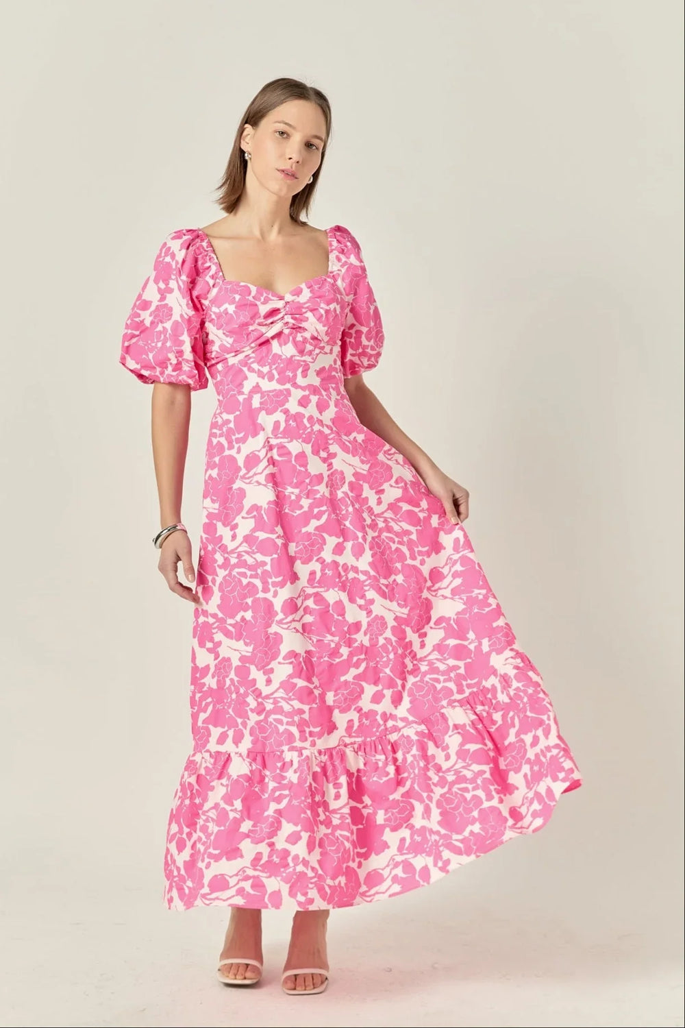 English Factory Floral Print Maxi Dress - Capri by Sunset & Co.