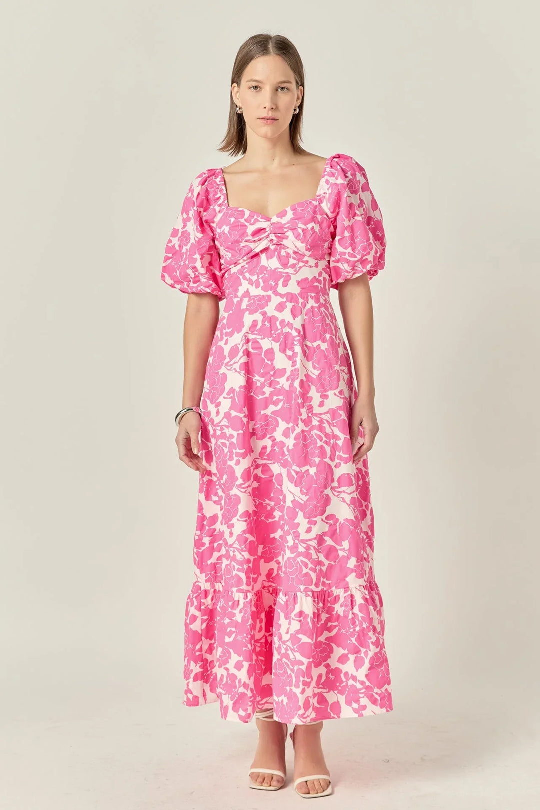 English Factory Floral Print Maxi Dress - Capri by Sunset & Co.
