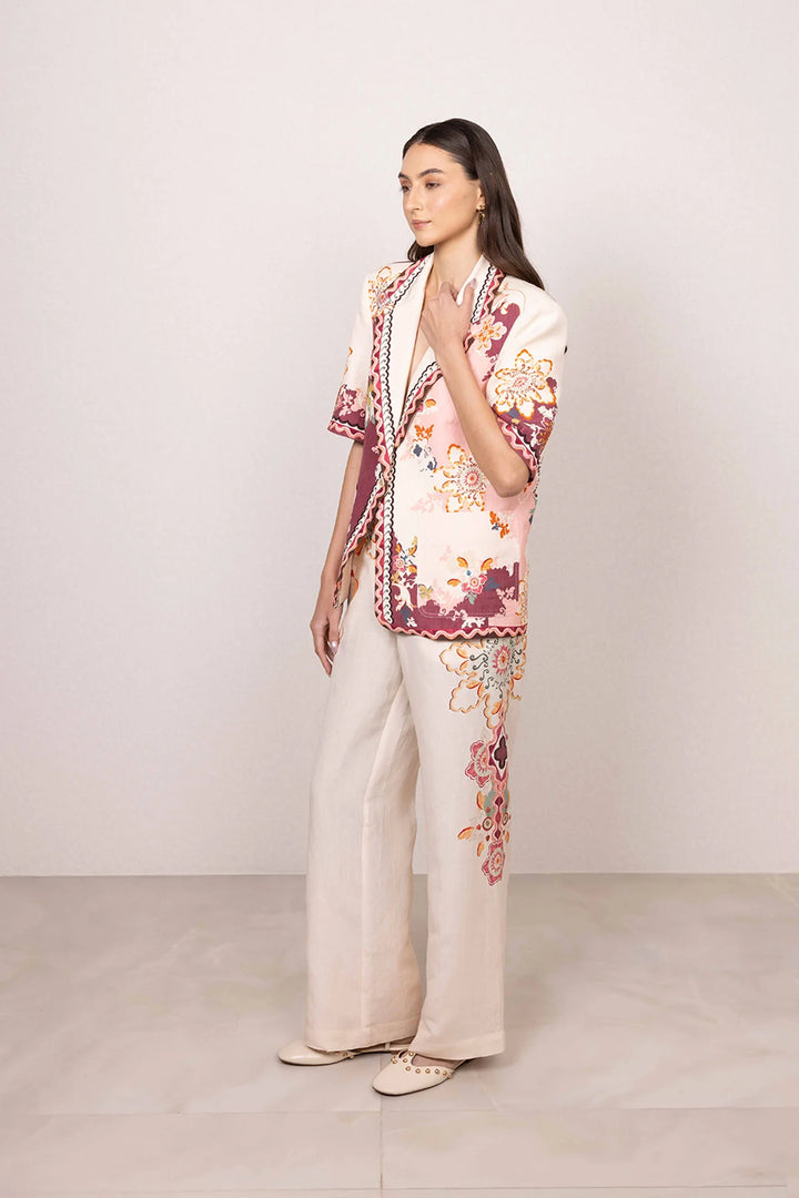 Ranna Gill Kiara Half Sleeve Jacket - Capri by Sunset & Co.