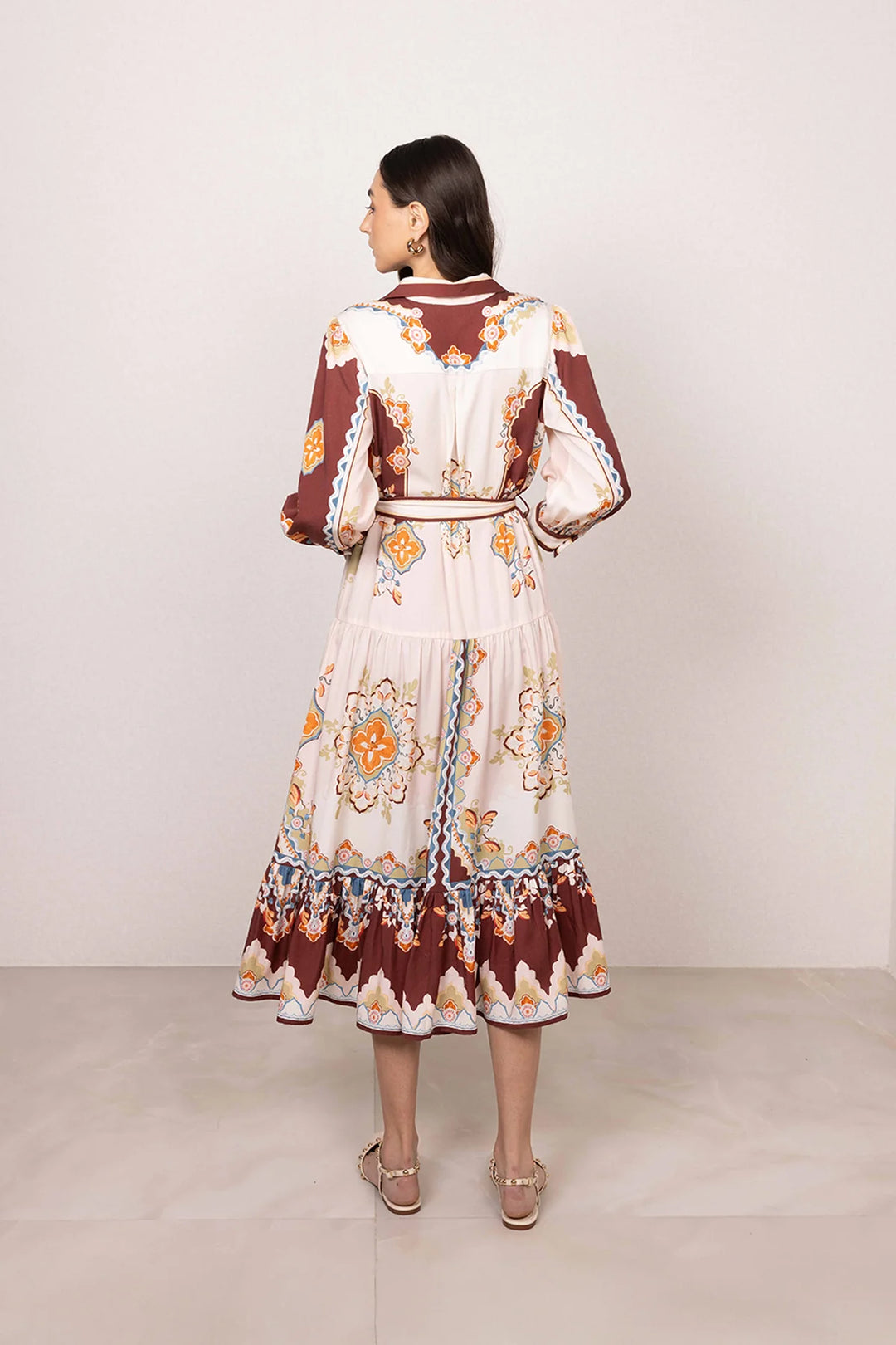 Ranna Gill Vera Tier Shirt Dress - Capri by Sunset & Co.