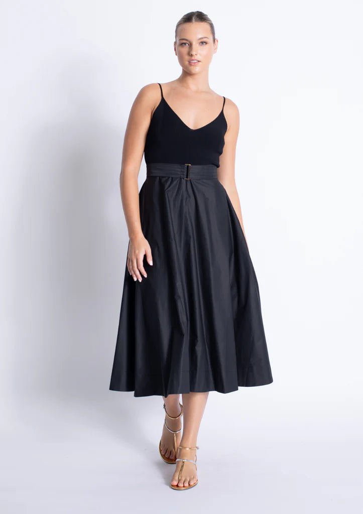 Karina Grimaldi Phoenix Knit Combo Dress - Capri by Sunset & Co.