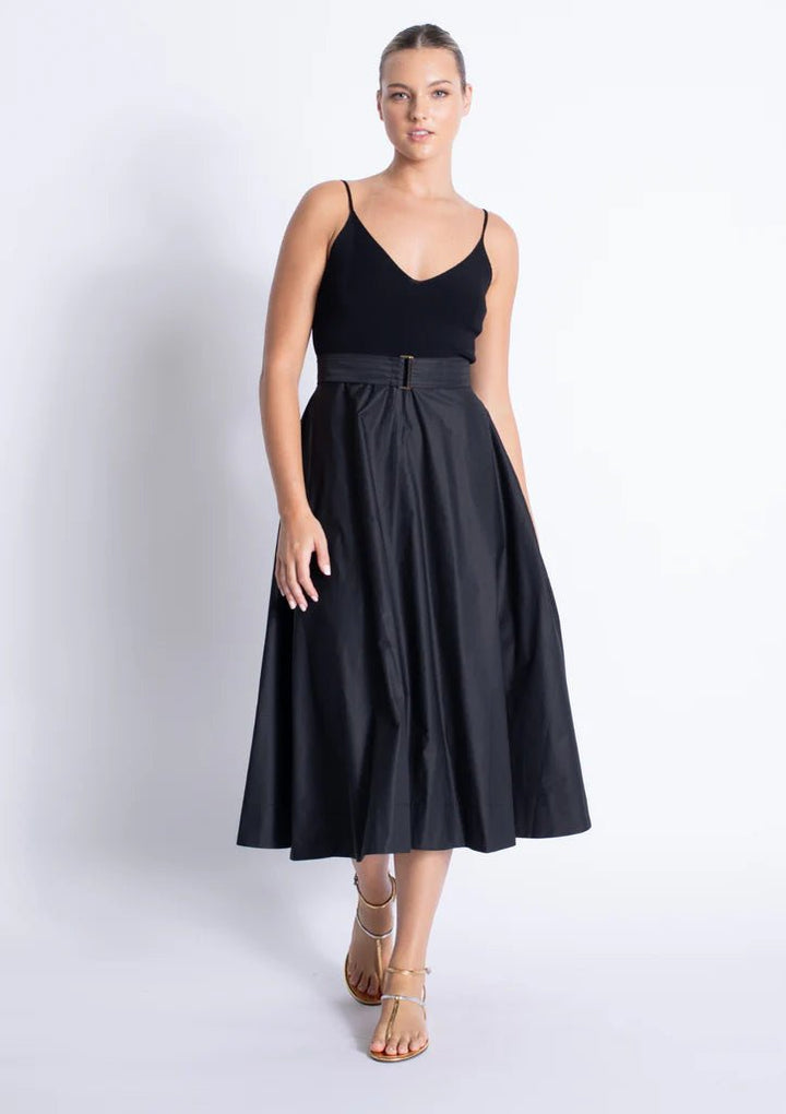 Karina Grimaldi Phoenix Knit Combo Dress - Capri by Sunset & Co.