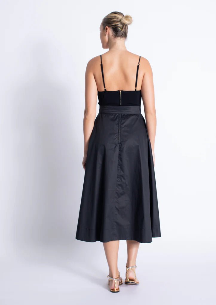 Karina Grimaldi Phoenix Knit Combo Dress - Capri by Sunset & Co.