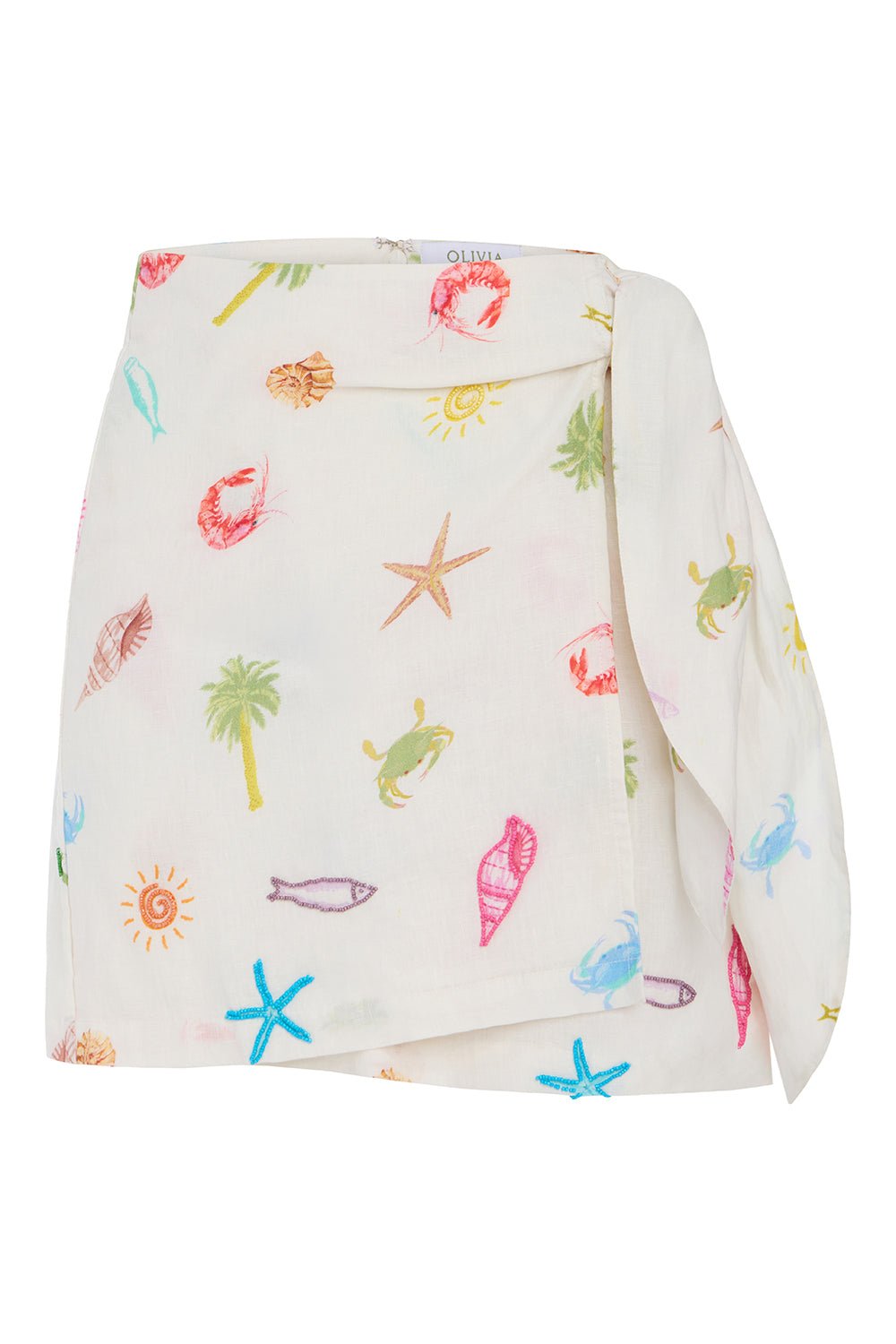 Olivia by Livro Isla Wrap Skirt - Capri by Sunset & Co.