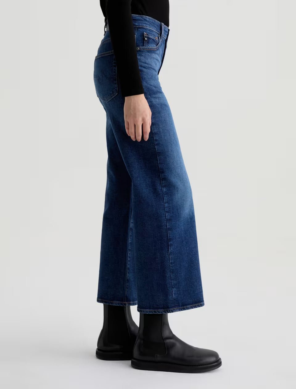 AG Jeans Saige Wide Leg Crop Jean - Capri by Sunset & Co.