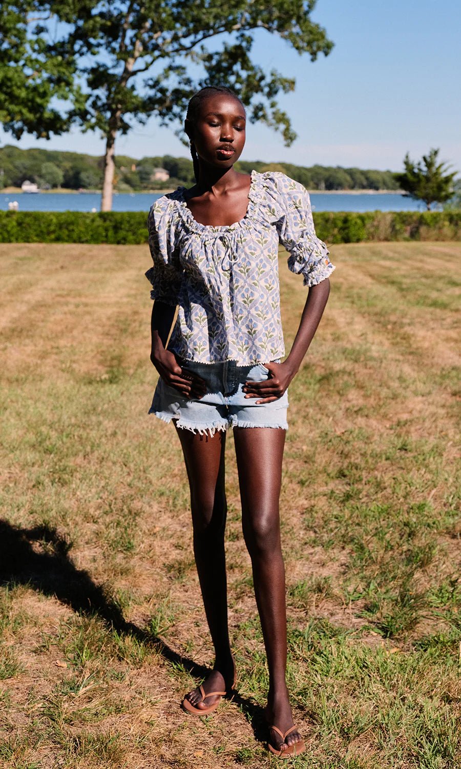 Saylor Verity Top - Capri by Sunset & Co.