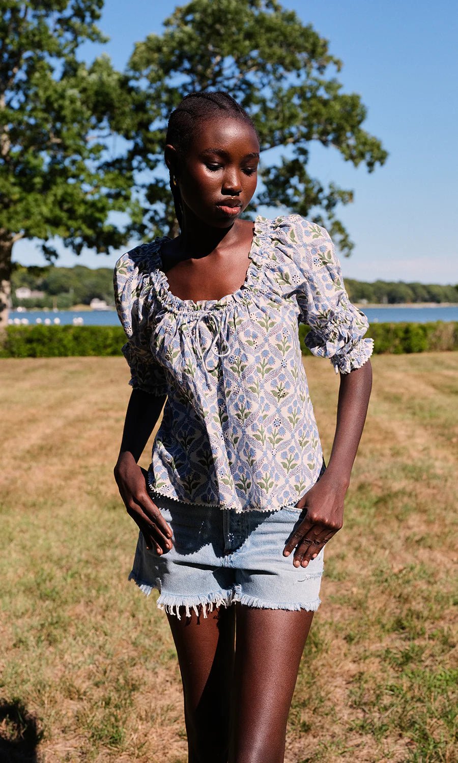 Saylor Verity Top - Capri by Sunset & Co.