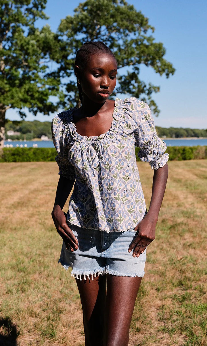 Saylor Verity Top - Capri by Sunset & Co.