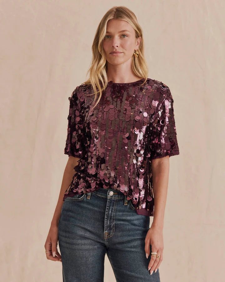 Splendid Breland Sequin Top - Capri by Sunset & Co.