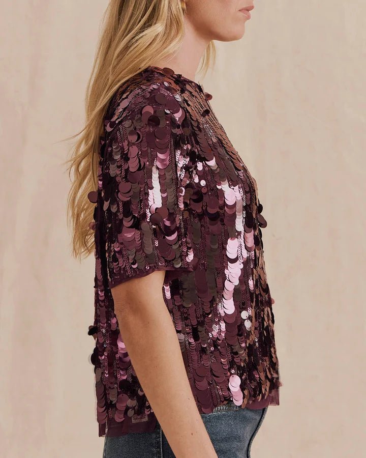 Splendid Breland Sequin Top - Capri by Sunset & Co.