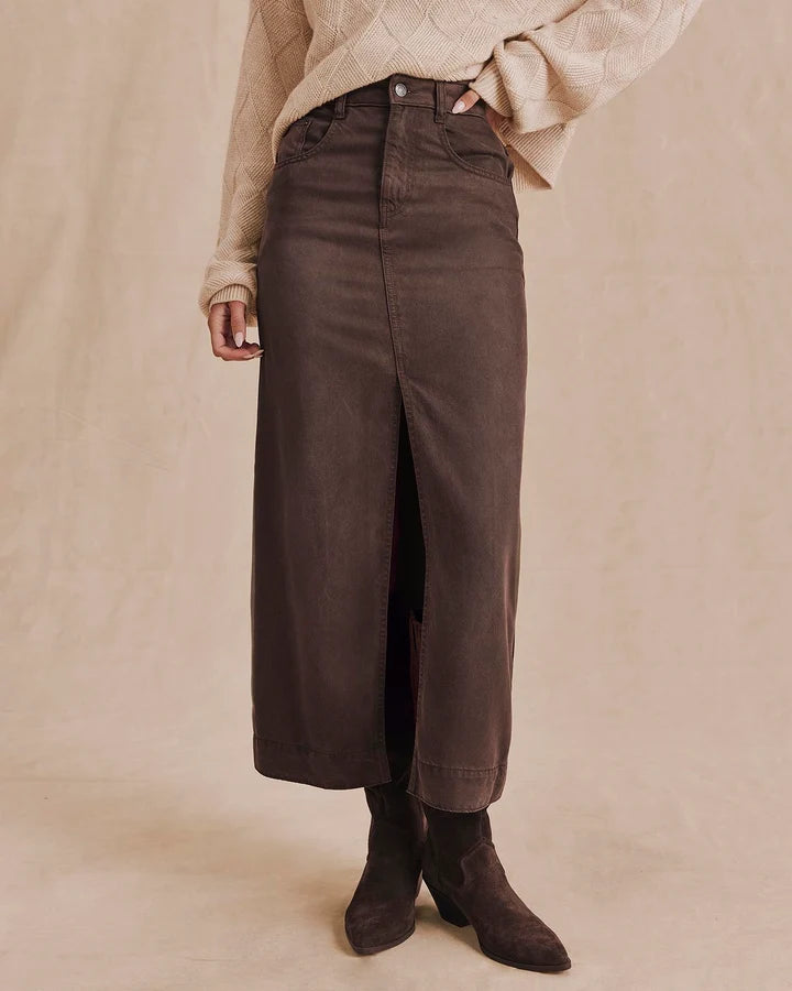 Splendid Ryder Suede Skirt