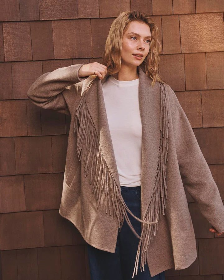 Splendid Sandra Fringe Jacket