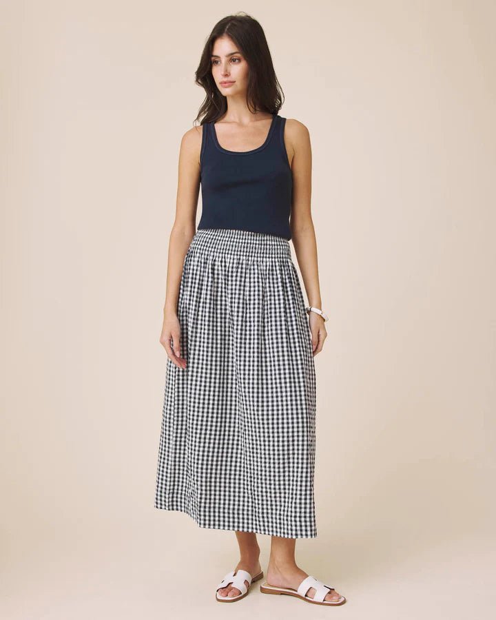 Splendid Gigi Midi Skirt - Capri by Sunset & Co.