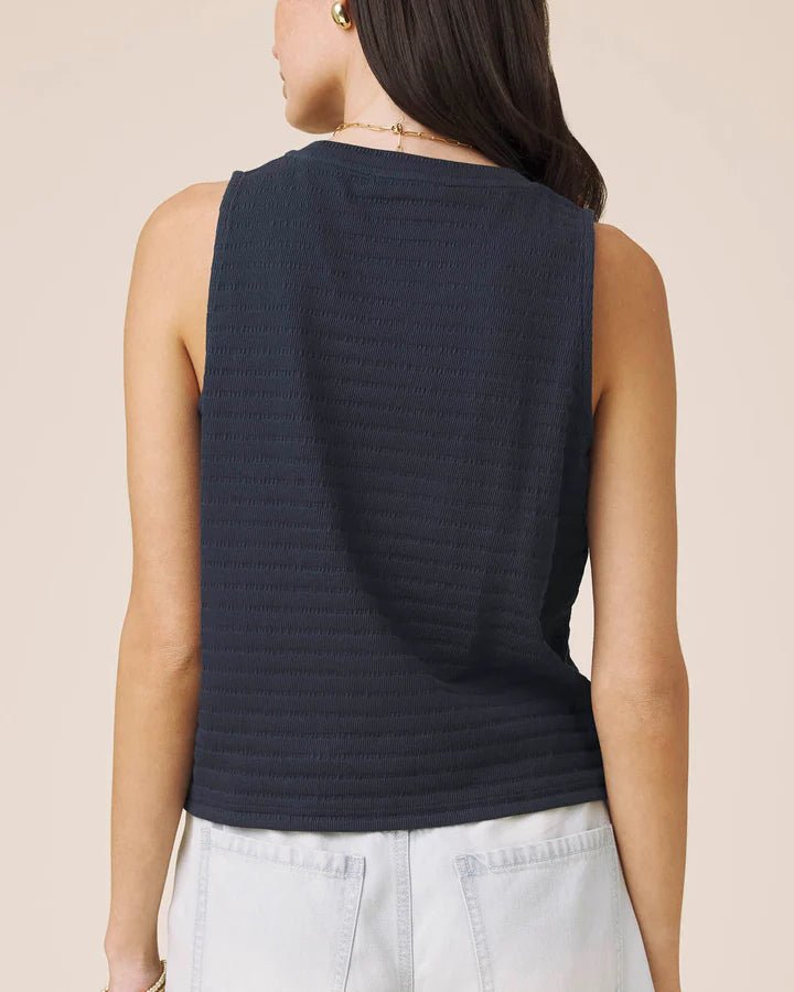Splendid Shelly Smocked Tank - Capri by Sunset & Co.