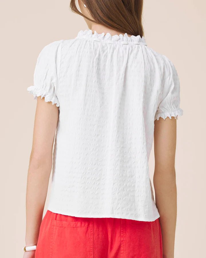 Splendid Gigi Puff Sleeve Top - Capri by Sunset & Co.
