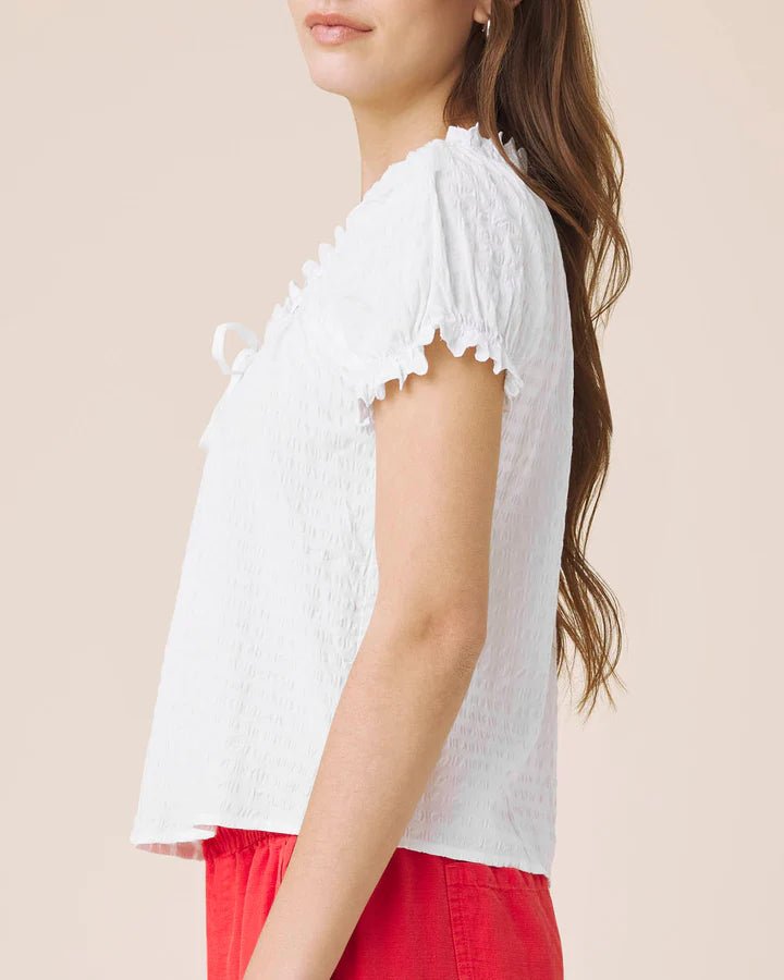 Splendid Gigi Puff Sleeve Top - Capri by Sunset & Co.