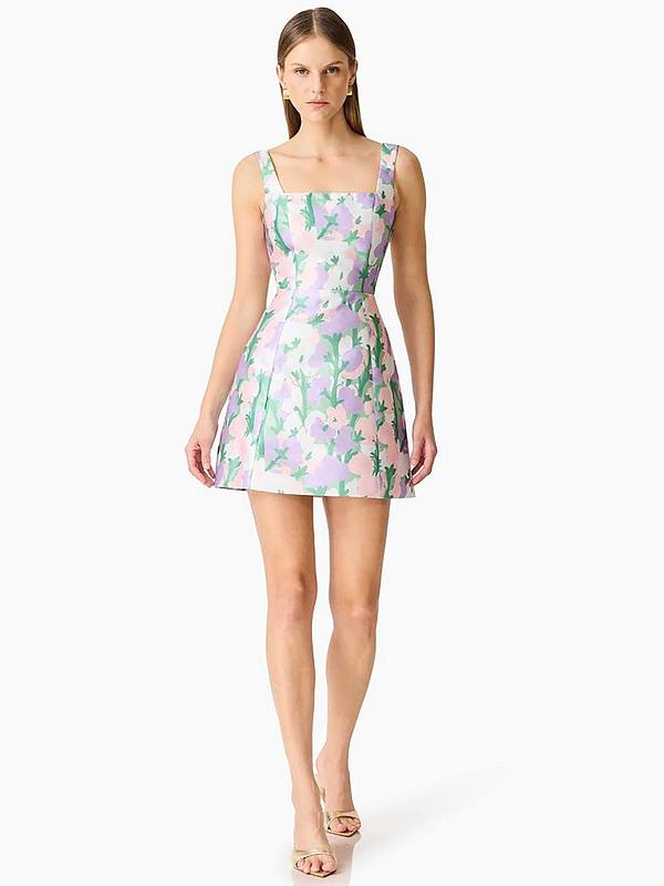 Elliatt Lavina Square Neck Mini Dress - Capri by Sunset & Co.