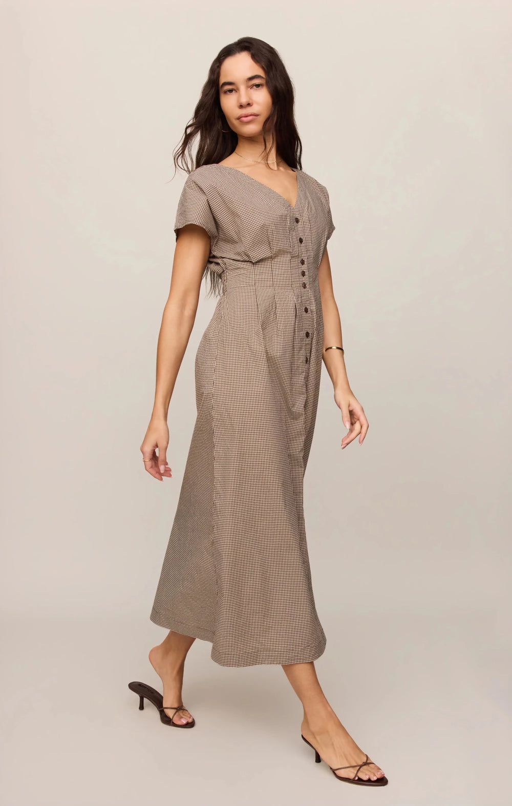 Z Supply Sanna Gingham Midi Dress XS
