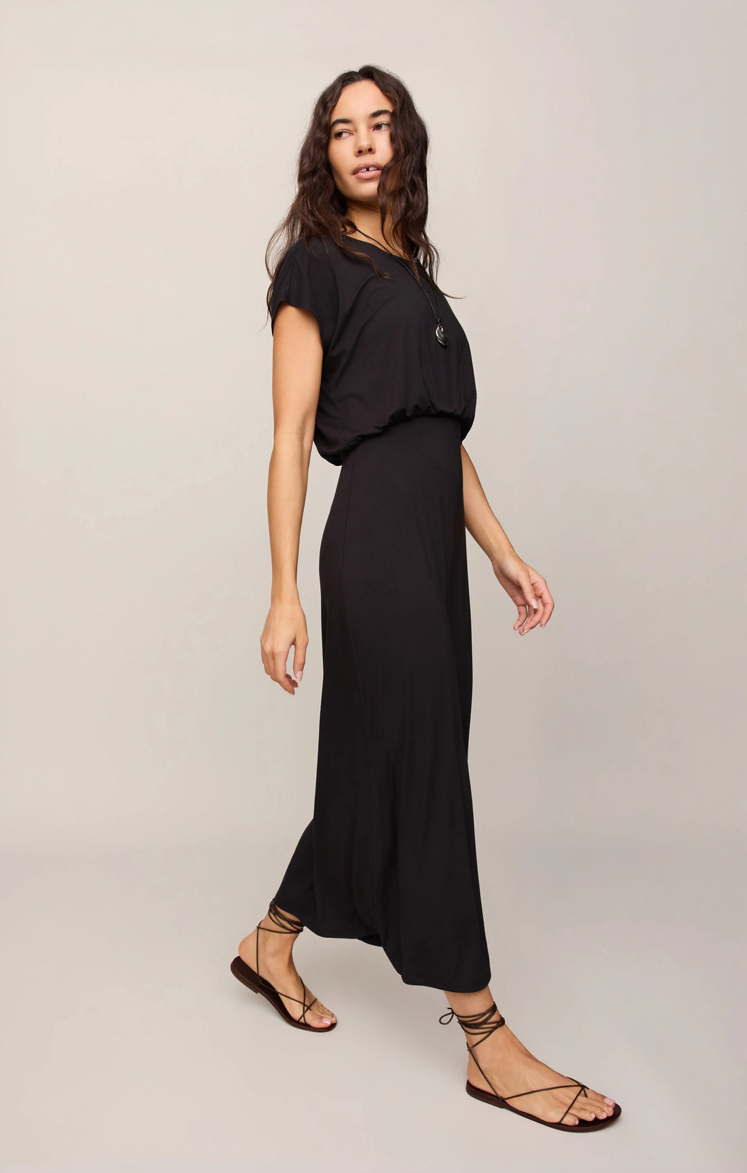 Z Supply Anika Jersey Midi Dress