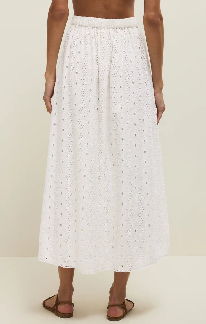 Z Supply Bria Eyelet Skirt - Capri by Sunset & Co.