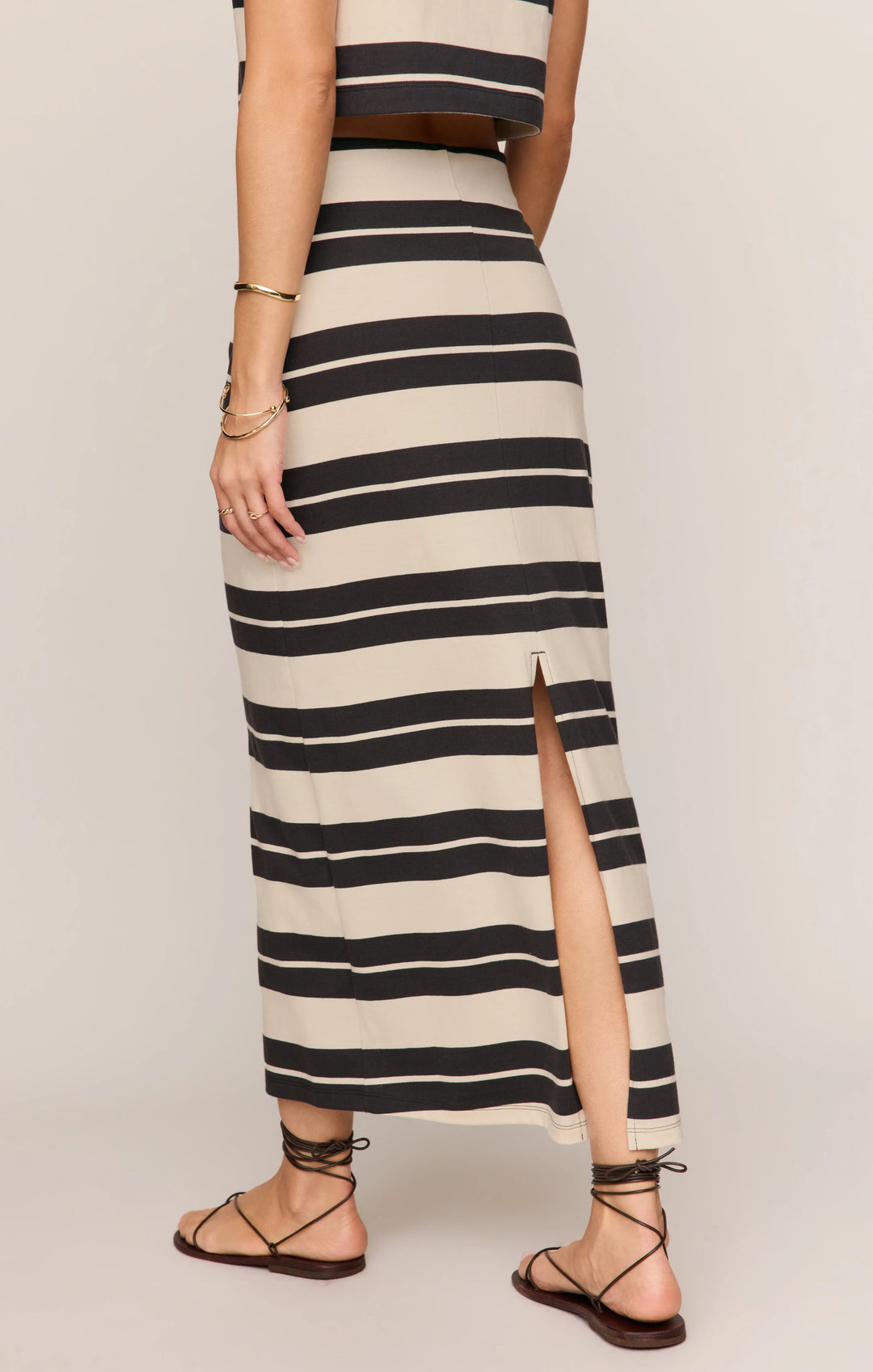 Z Supply Gail Striped Midi Skirt