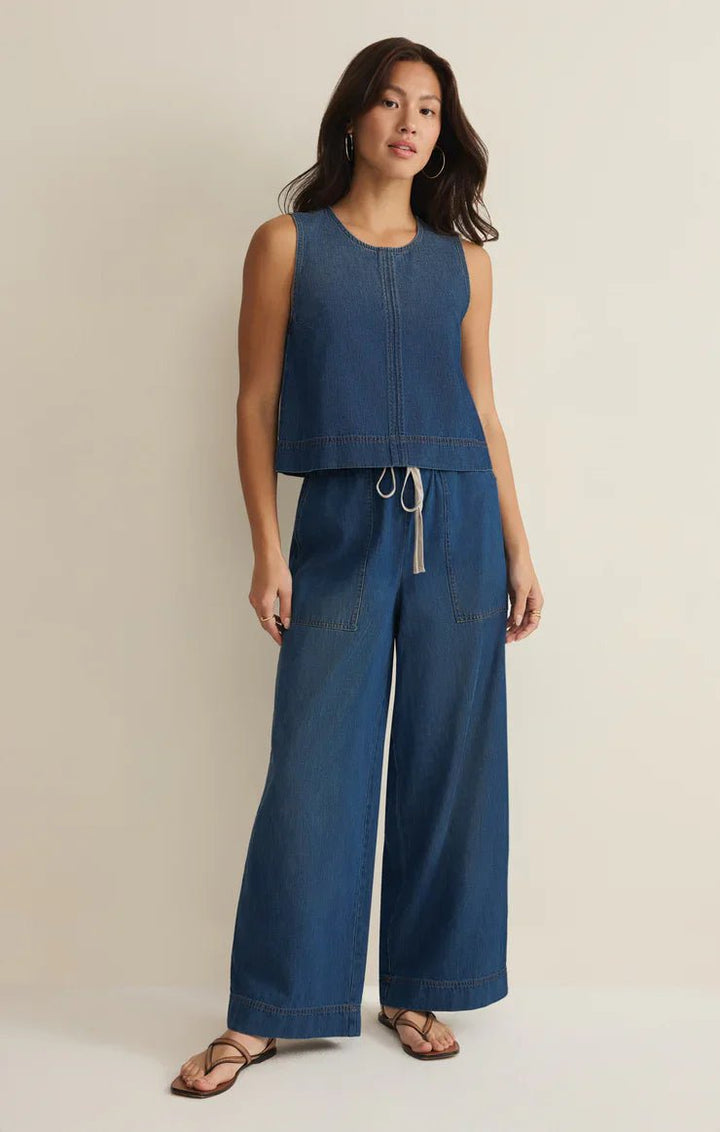 Z Supply Daycation Utility Pant - Capri by Sunset & Co.