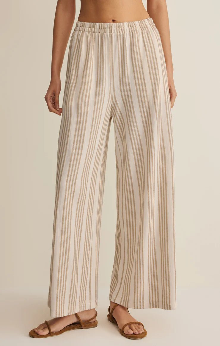 Z Supply Scout Knit Striped Pant - Capri by Sunset & Co.