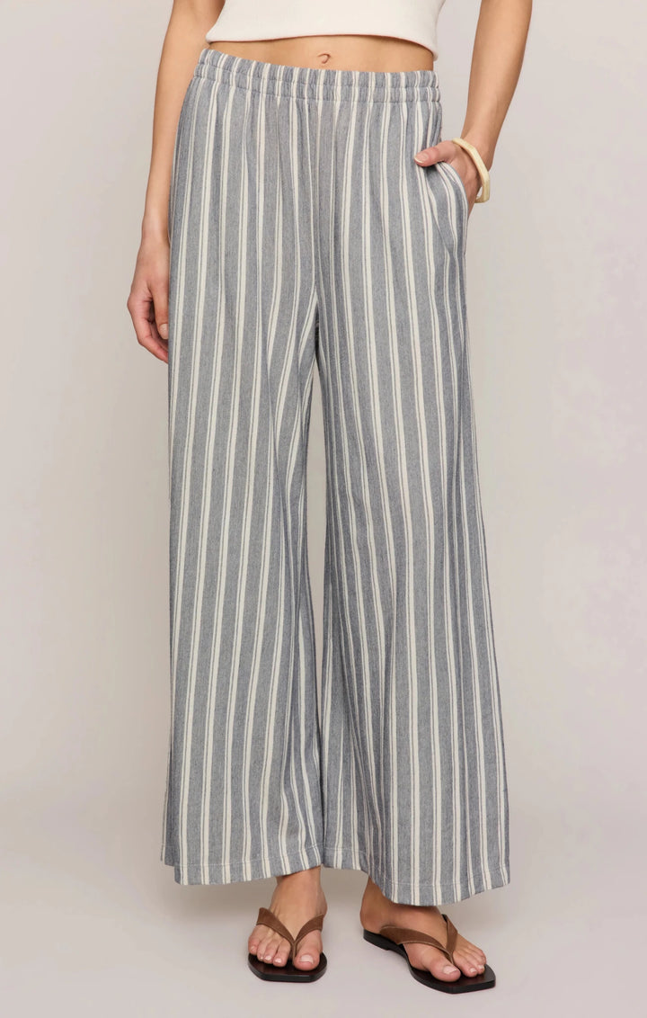 Z Supply Scout Knit Striped Pant - Capri by Sunset & Co.