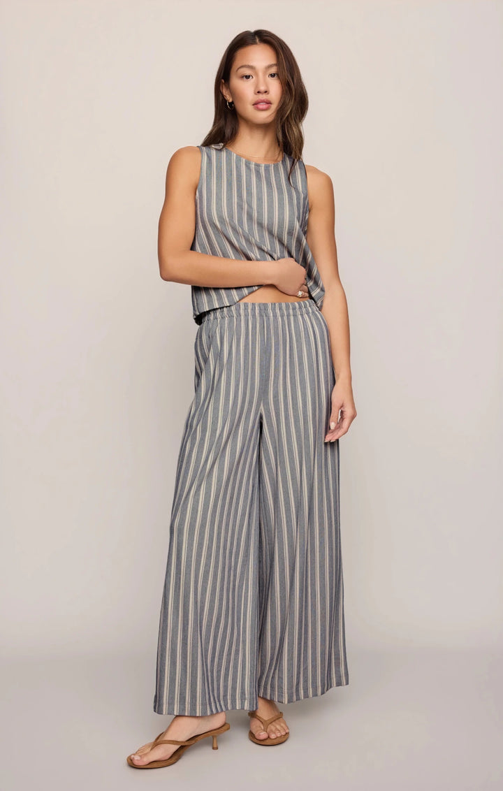 Z Supply Scout Knit Striped Pant - Capri by Sunset & Co.