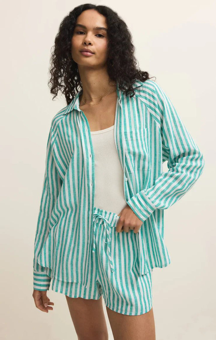 Z Supply The Perfect Line Top - Capri by Sunset & Co.