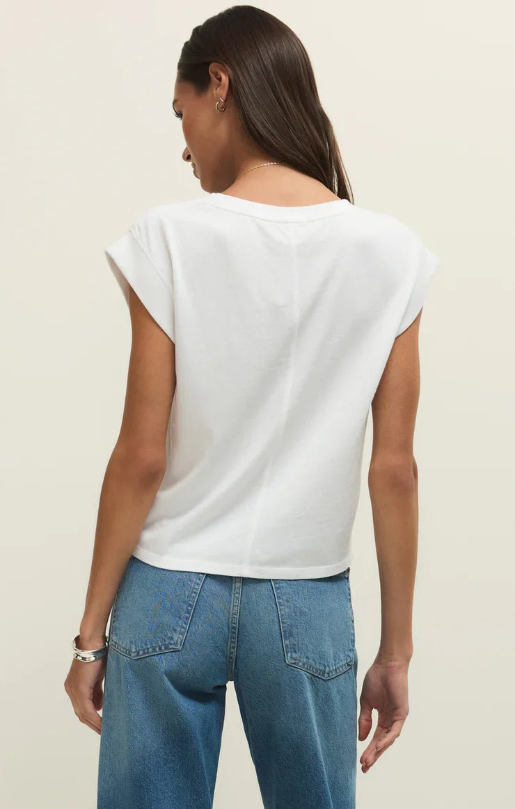 Z Supply Camino Jersey Top - Capri by Sunset & Co.