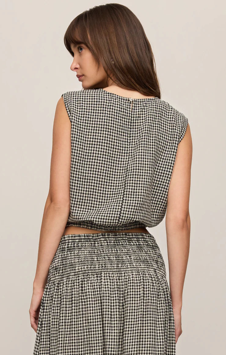 Z Supply Merit Cropped Linen Top
