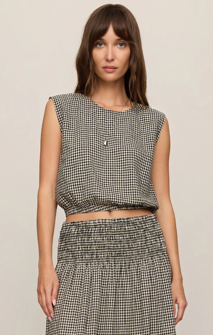 Z Supply Merit Cropped Linen Top
