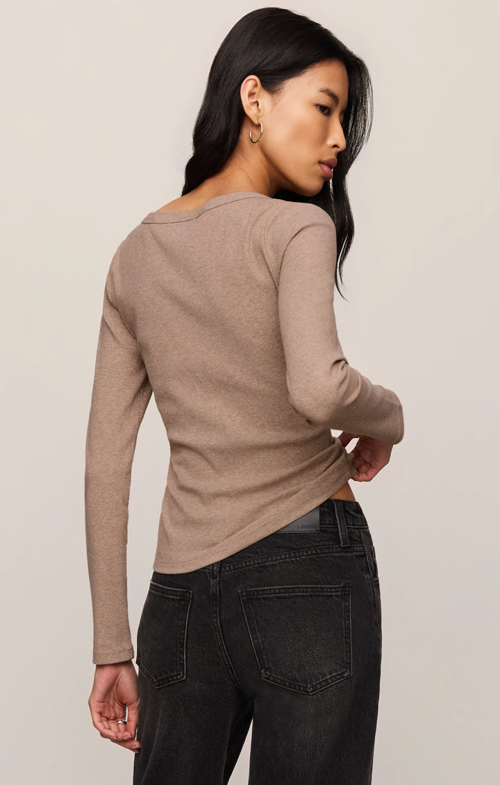 Z Supply Greyson Scoop Long Sleeve Tee