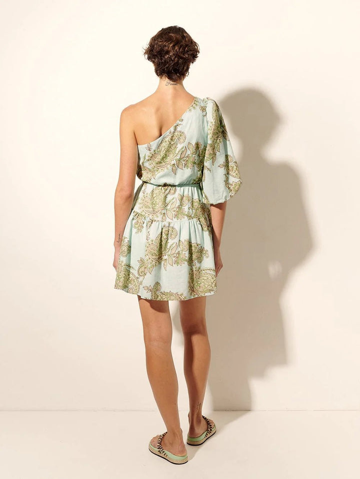 Kivari Zoe One Shoulder Mini Dress - Capri by Sunset & Co.