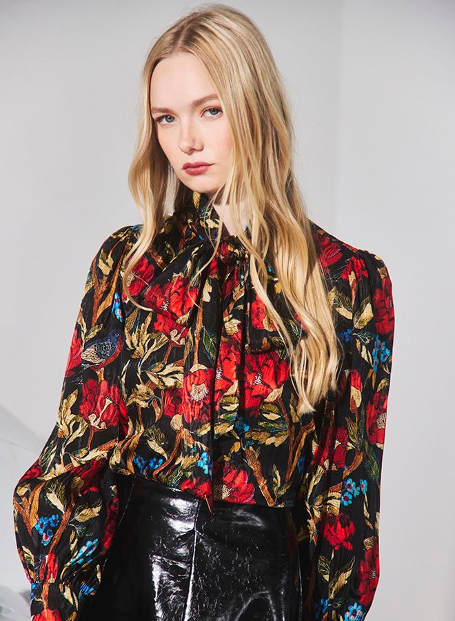 Hunter Bell Tess Blouse - Capri by Sunset & Co.
