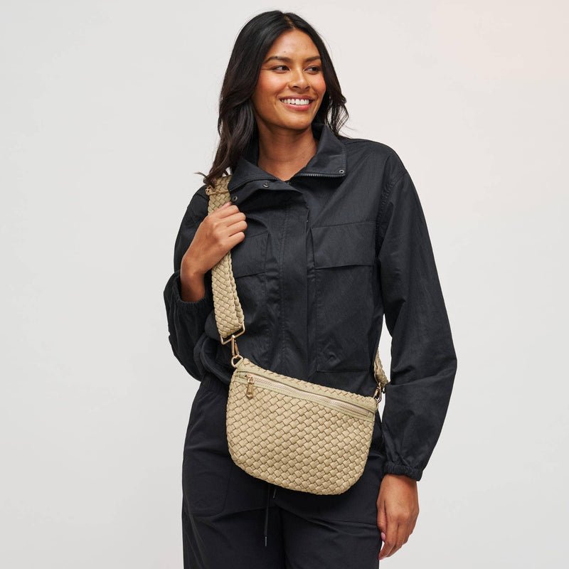 Sol and Selene Ethereal Woven Crossbody - Capri by Sunset & Co.