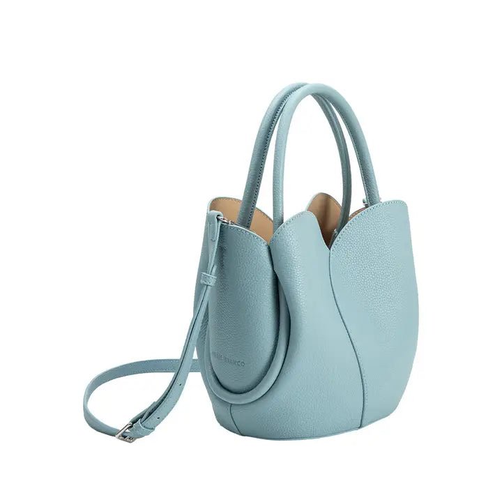 Melie Bianco Tulip Recycled Vegan Top Handle Bag - Capri by Sunset & Co.