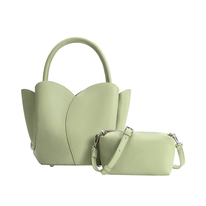 Melie Bianco Tulip Recycled Vegan Top Handle Bag - Capri by Sunset & Co.
