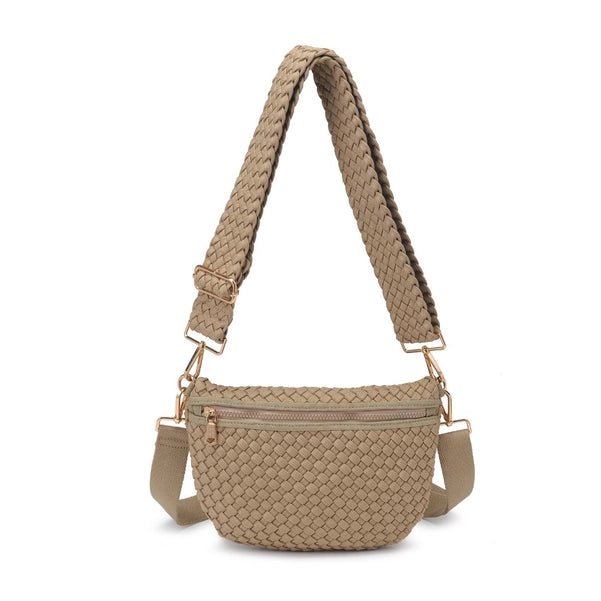 Sol and Selene Ethereal Woven Crossbody - Capri by Sunset & Co.